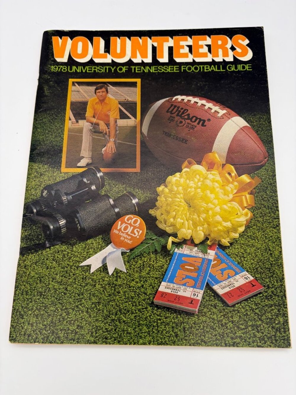 1978 Tennessee Volunteers Football Guide Johnny Majors 1970s Vintage Media Guide
